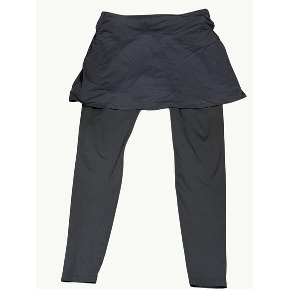 CCC Athletic Skirt Leggings Pocket on Leg Under Skirt Black Size Extra Large - Picture 8 of 8